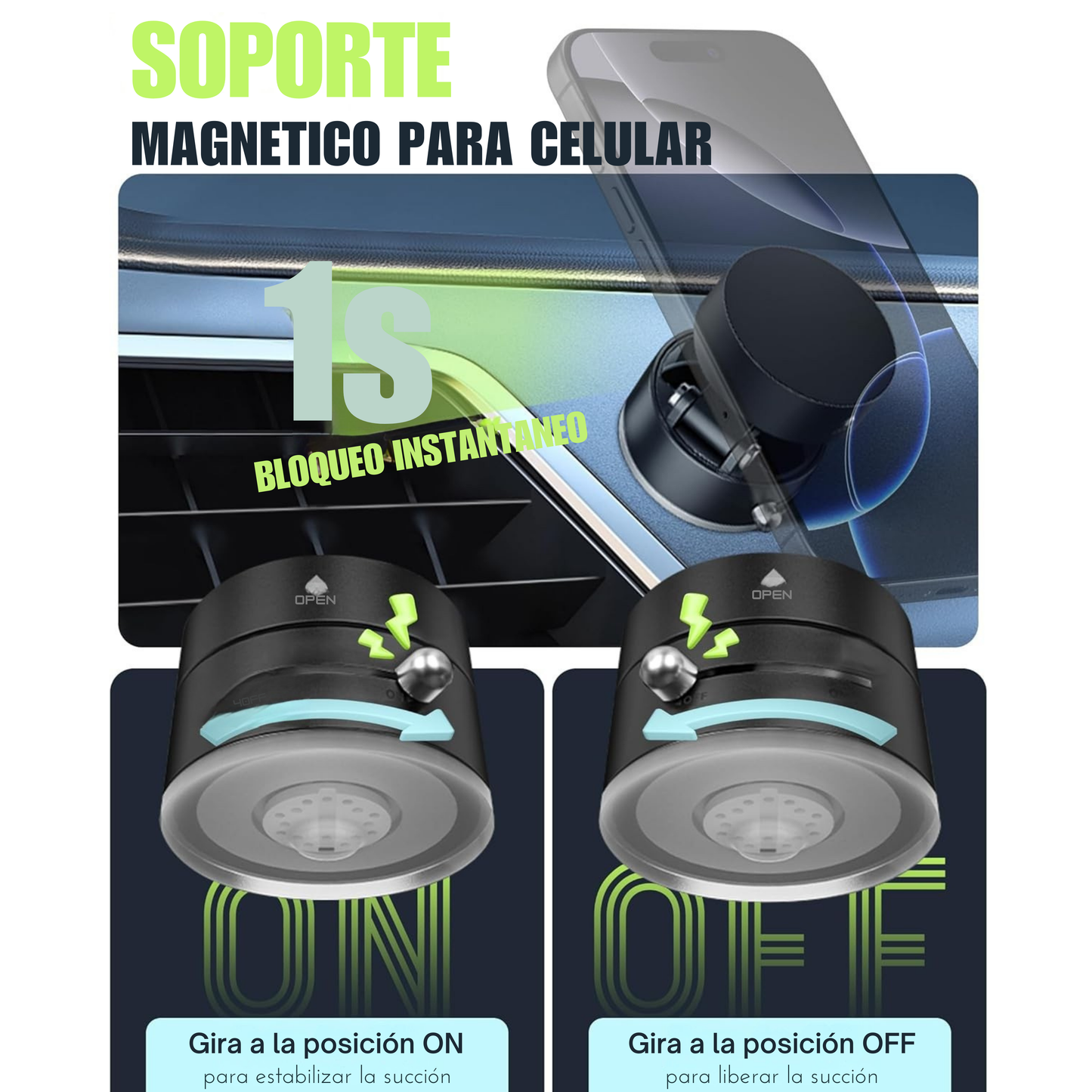 Soporte Magnetico para Celular